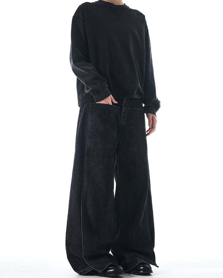 MADWITCH VINTAGE NICHE DENIM PANTS #G6633