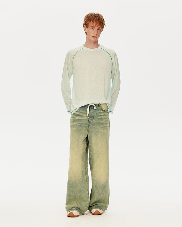 MADWITCH CREW NECK SUN TEE #AM2077