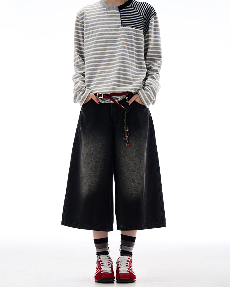 MADWITCH BOOTCUT GENDERLESS CROP JEANS #WHOA099