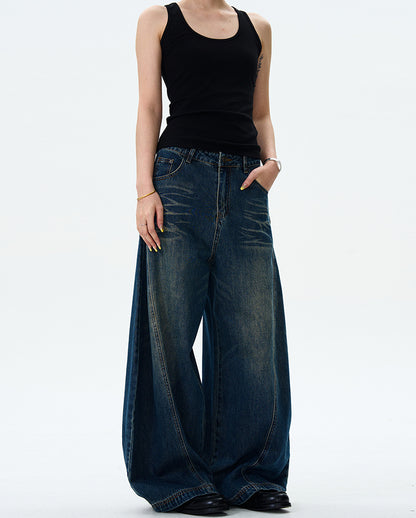 MADWITCH WIDE-LEG LOOSE JEANS #WHOA084