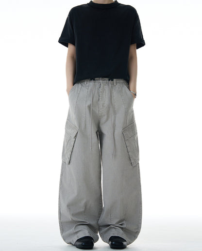 MADWITCH MULTI-POCKET CARGO PANTS #CK6616