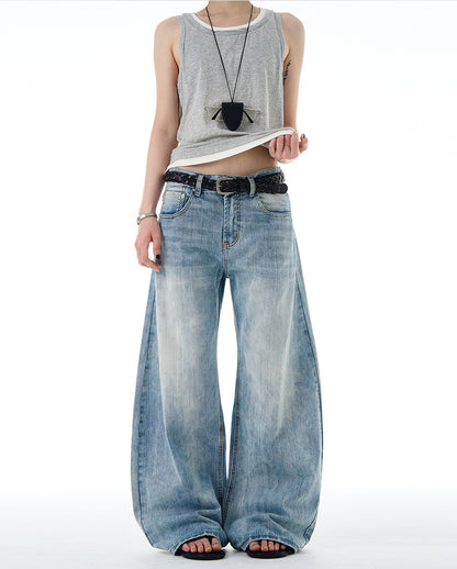 MADWITCH CLASSIC WIDE LEG DENIM #G6669-1