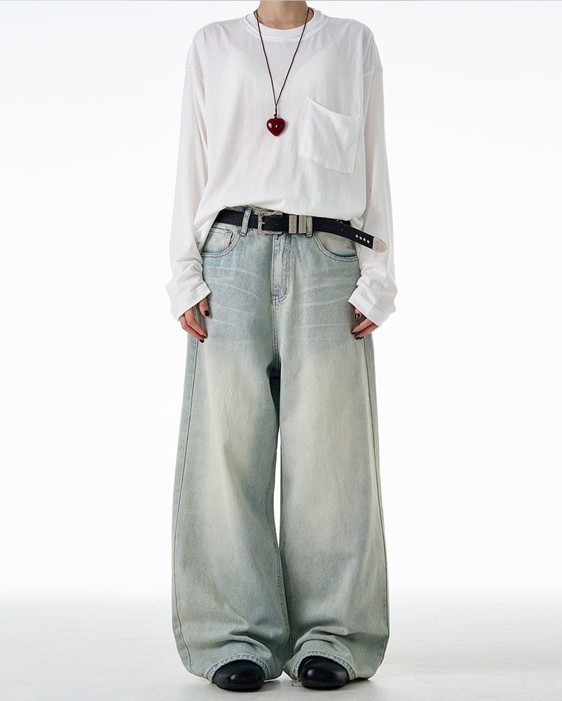 MADWITCH RELAXED WIDE-LEG DENIM #CK9619