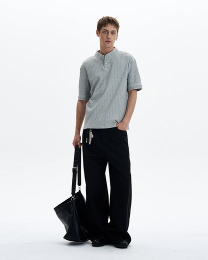 MADWITCH HENLEY NECK SHORT SLEEVE #G1343