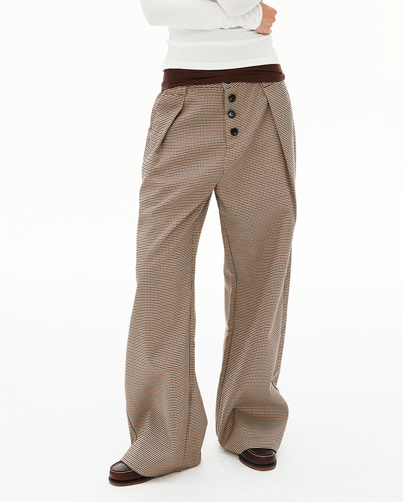 MADWIT HERITAGE DRAPED TROUSERS #CK6929