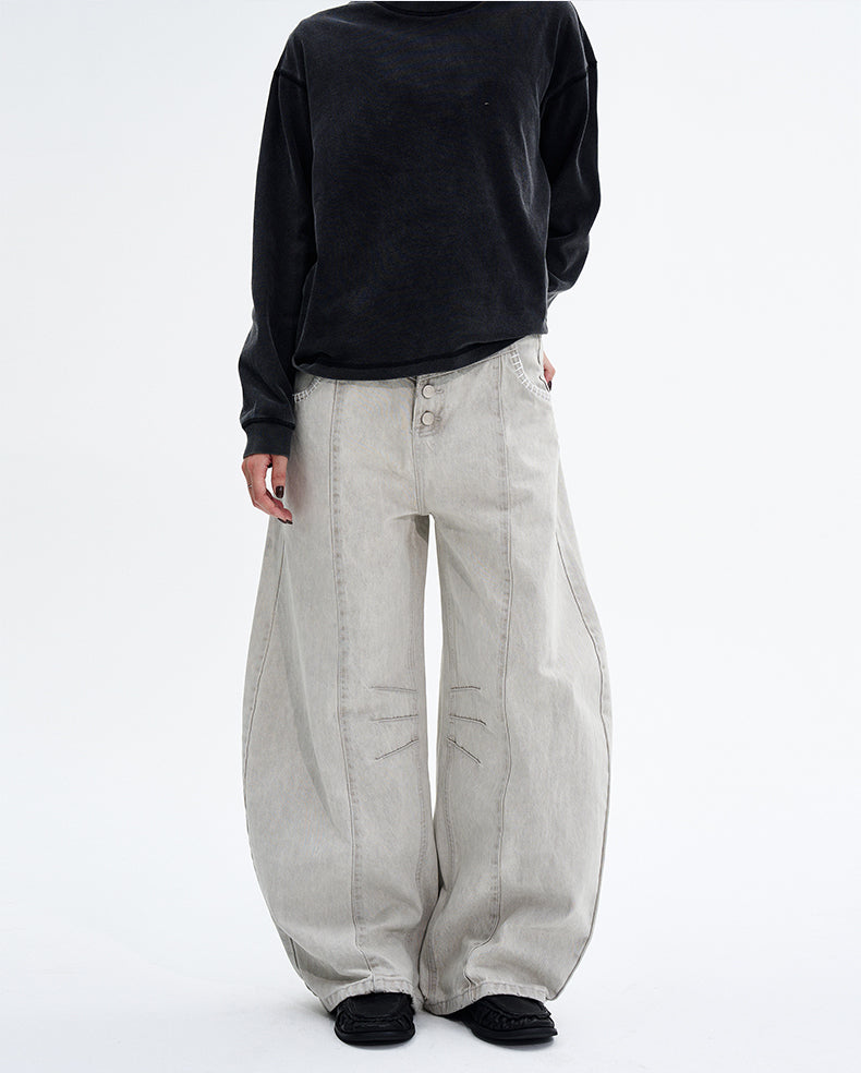 MADWITCH SNAP SLUNG TROUSERS #Z043