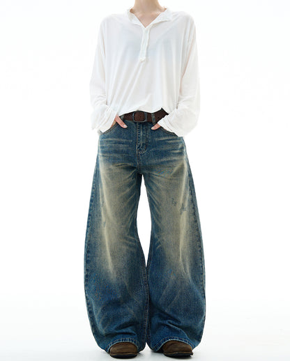 MADWITCH UNISEX CLASSIC RETRO DENIM JEANS #G6868