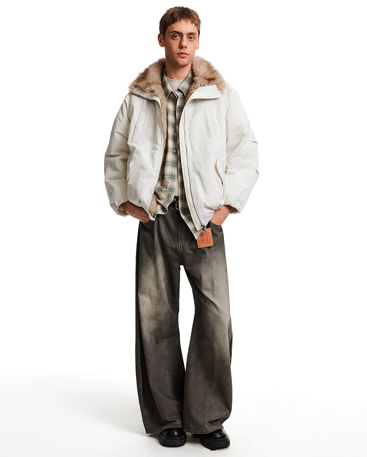 MADWITCH SHEARLING PUFF COAT #8815A353