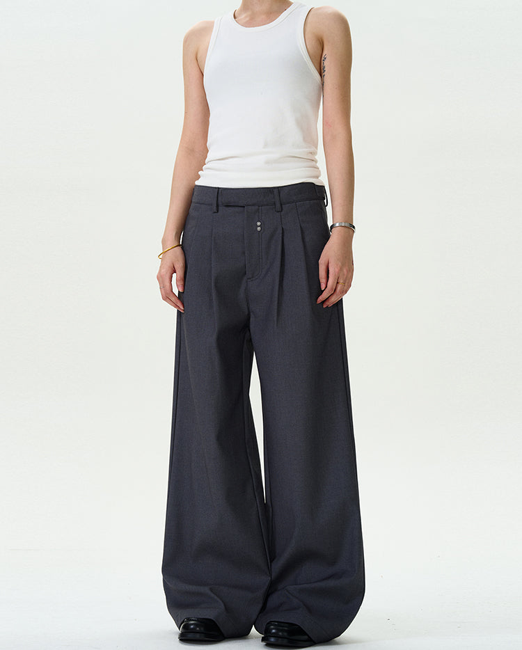 MADWITCH CASUAL STRAIGHT LEG TROUSERS #CK6619