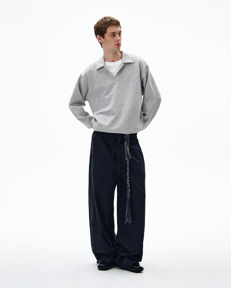 MADWITCH UNISEX V-NECK PULLOVER SWEATSHIRT #C335Q25