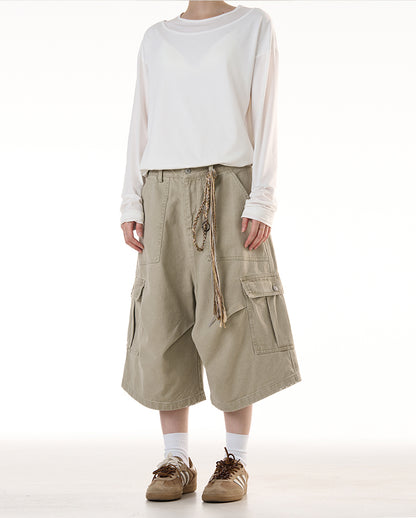 MADWITCH VINTAGE WORKWEAR SHORTS #CK238D