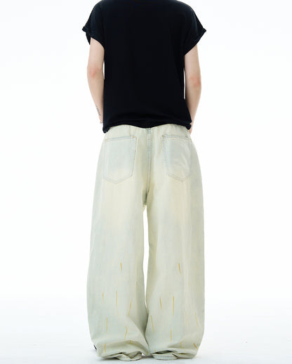 MADWITCH POST-APOCALYPTIC RIPPED JEANS #68122