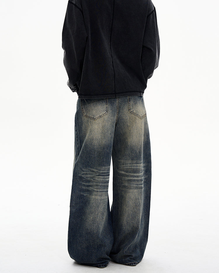 MADWITCH VINTAGE WIDE JEANS #8612