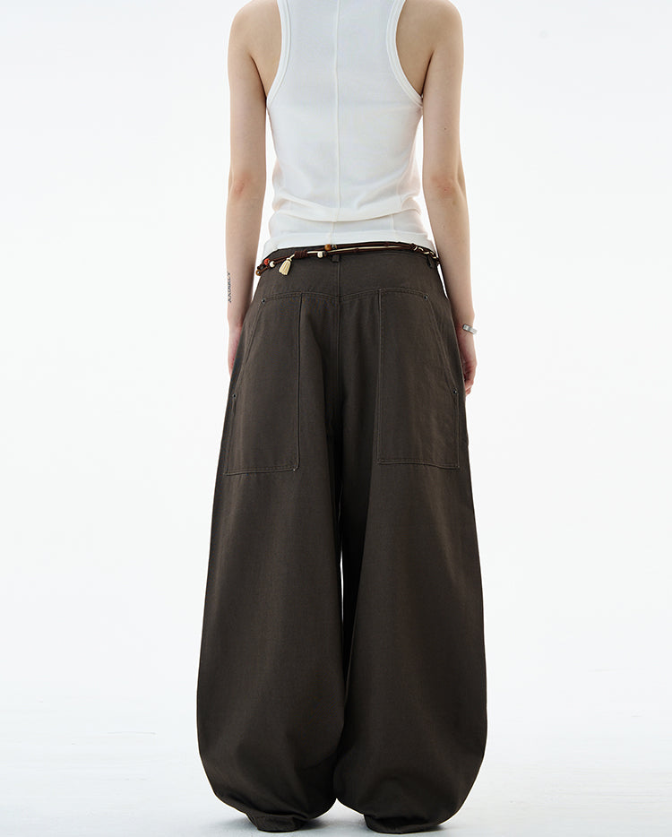 MADWITCH INSIDE-OUT UTILITY TROUSERS #CK6863