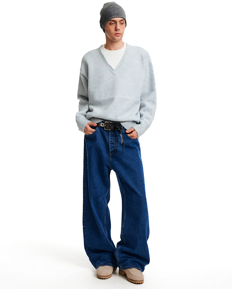 MADWITCH FAUX LAYER KNIT #68952