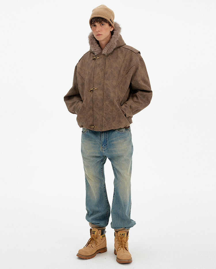 MADWITCH VINTAGE METAL BUTTON PARKA JACKET #990910