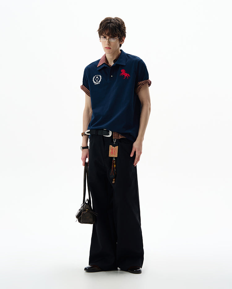 MADWITCH BADGE EMBROIDERED POLO #251388