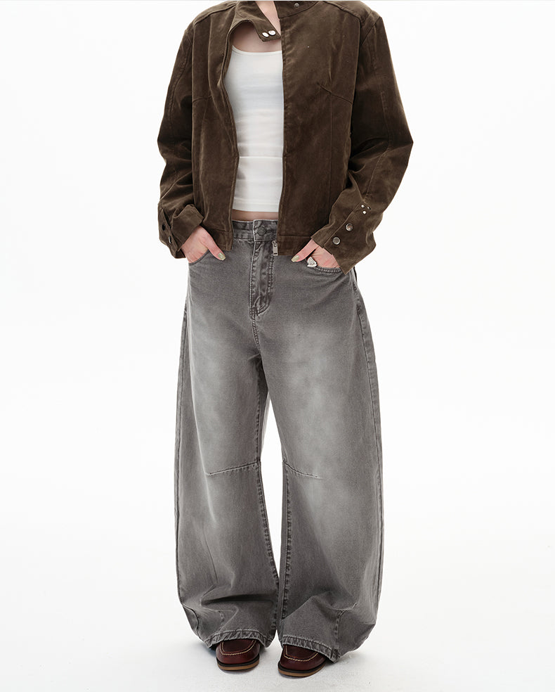 MADWITCH VINTAGE SLUNG JEANS #F9058