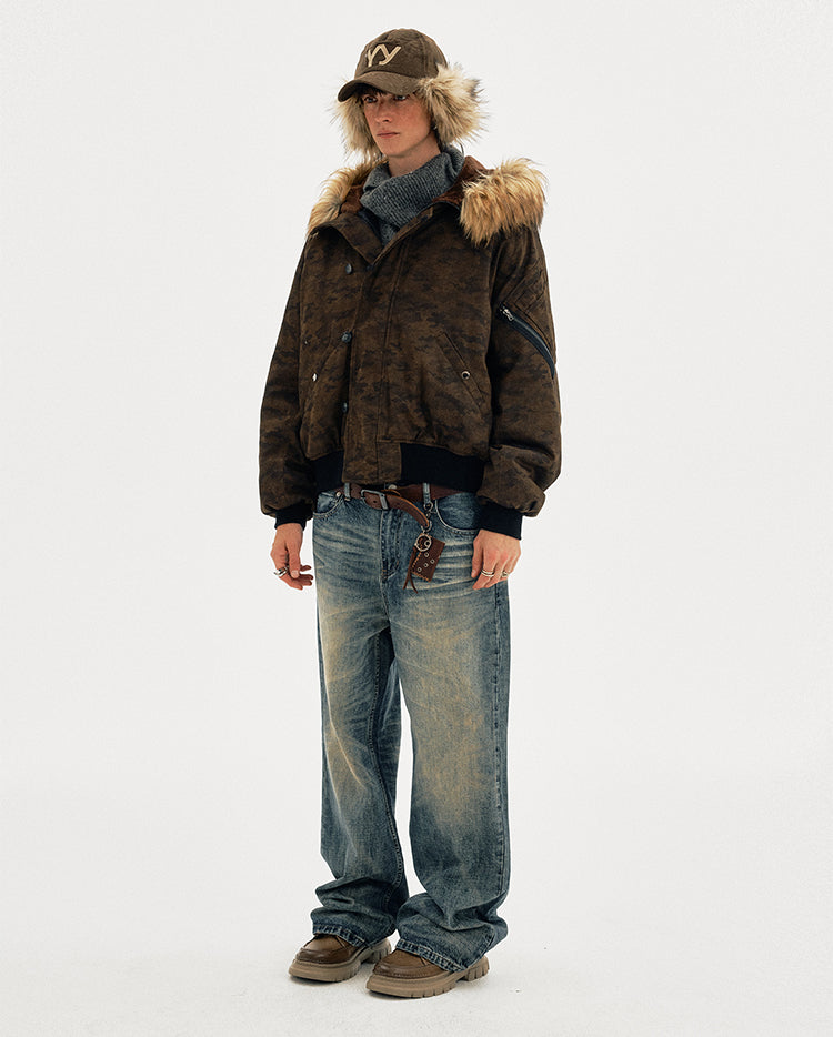 MADWITCH CAMO SHEAR PARKA #AW25123