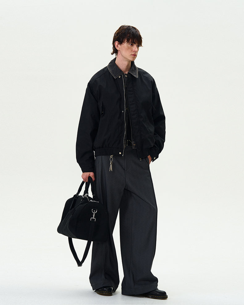 MADWITCH PATCHWORK LOOSE DOWN JACKET #18985