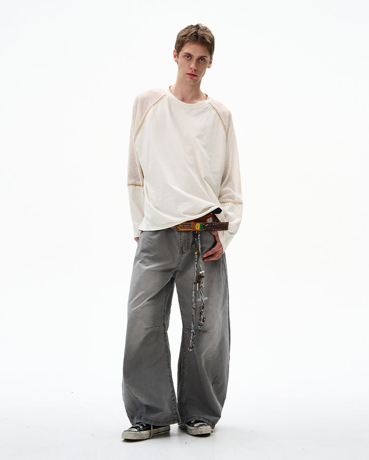 MADWITCH CONSTRUCTION KNIT TOP #OY2516