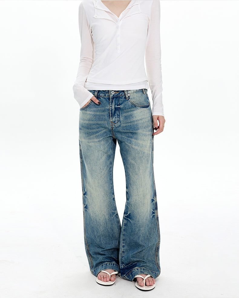 MADWITCH STONE FLARE DENIM #GPC5533N
