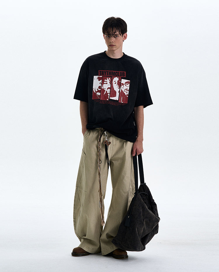 MADWITCH VINTAGE LOOSE FIT T-SHIRT #27304