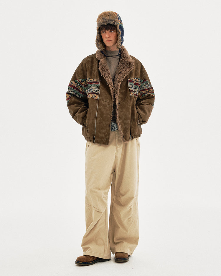 MADWITCH FOLK SUEDE PARKA #MY0210