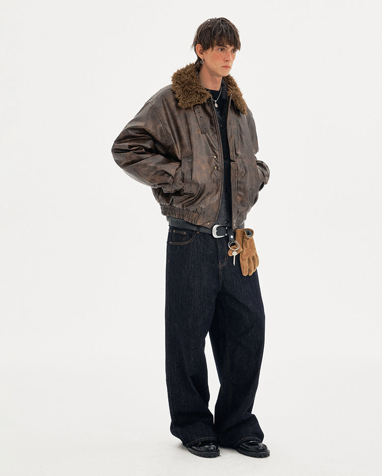 MADWITCH VINTAGE PU JACKET #2682