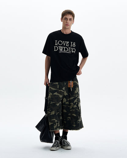 MADWITCH PEARL STUDDED TEE #5865