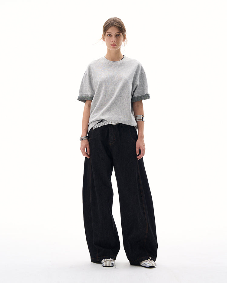 MADWITCH CLASSIC OVERSIZED CREW TSHIRT #C222C25