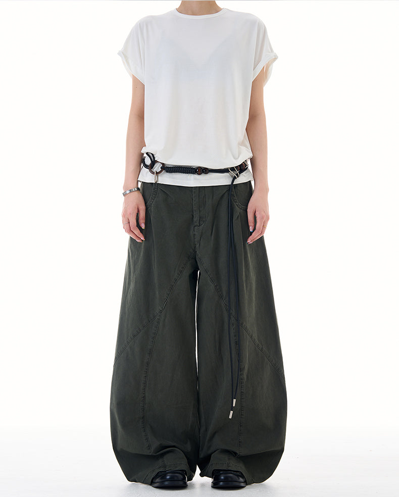 MADWITCH ASYMETRIC PANELED TROUSERS #CK6822