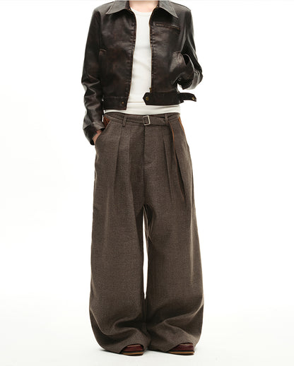 MADWITCH HOUND PLEAT TROUSERS #C933