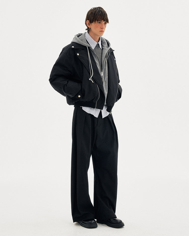 MADWITCH FAUX CROP PARKA #M068
