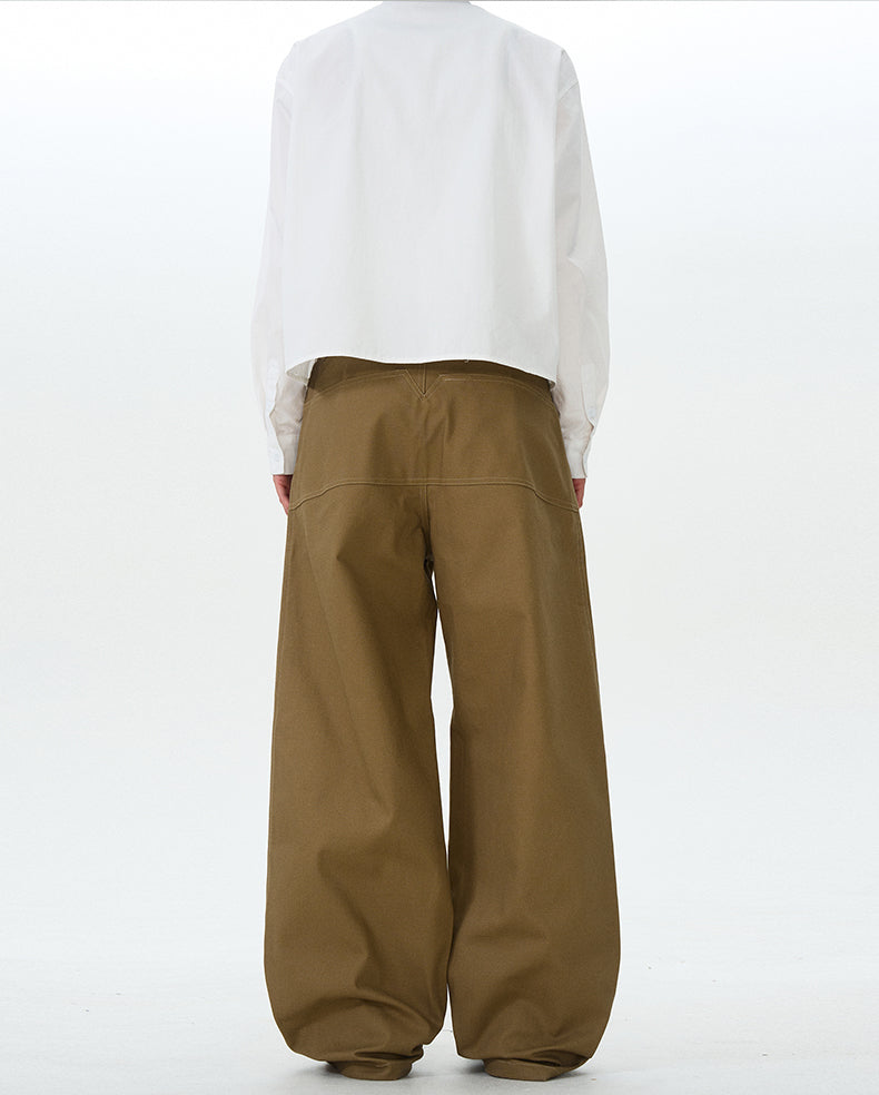 MADWITCH INVERTED SIMPLE CASUAL PANTS #L528