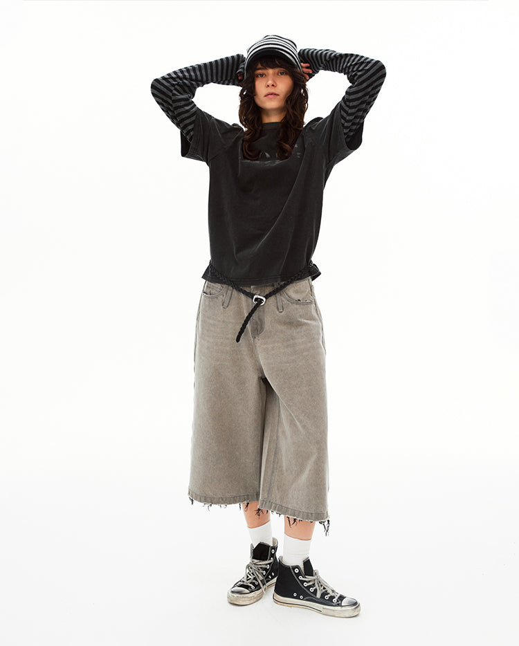 MADWITCH FAUX LAYER TEE #AW26049