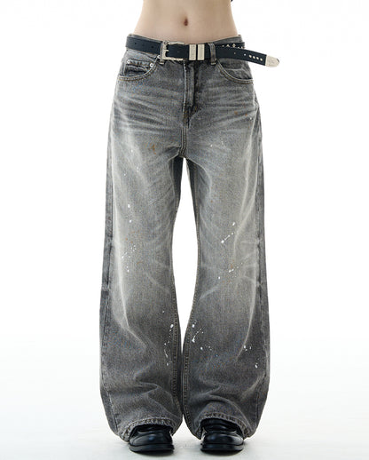 MADWITCH HIGH STREET SPLATTER JEANS #FX085