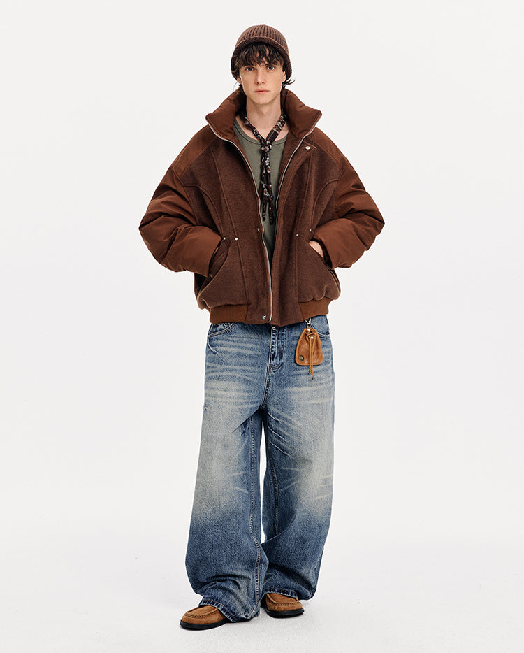 MADWITCH TAILORED HARRINGTON DOWN JACKET #630235