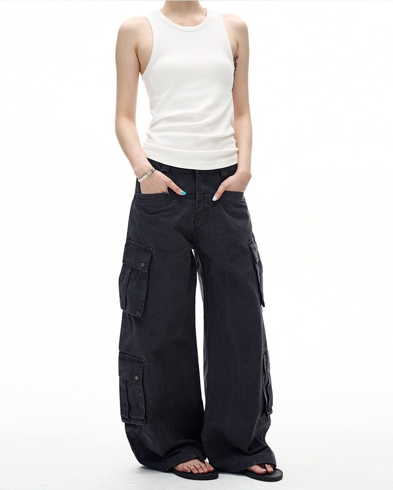 MADWITCH VINTAGE MULTI-POCKET CARGO #L5813