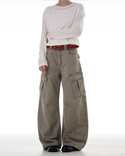 MADWITCH BAGGY VINTAGE CARGO PANTS #A605