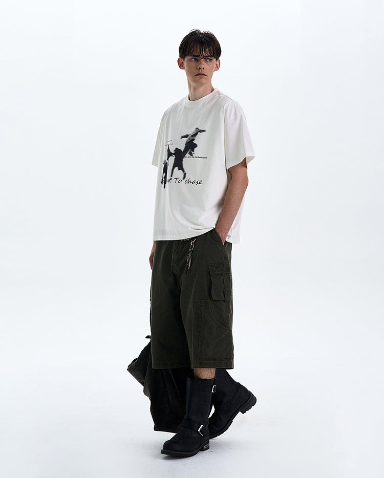 MADWITCH STREET STYLE PRINT TEE #RT196