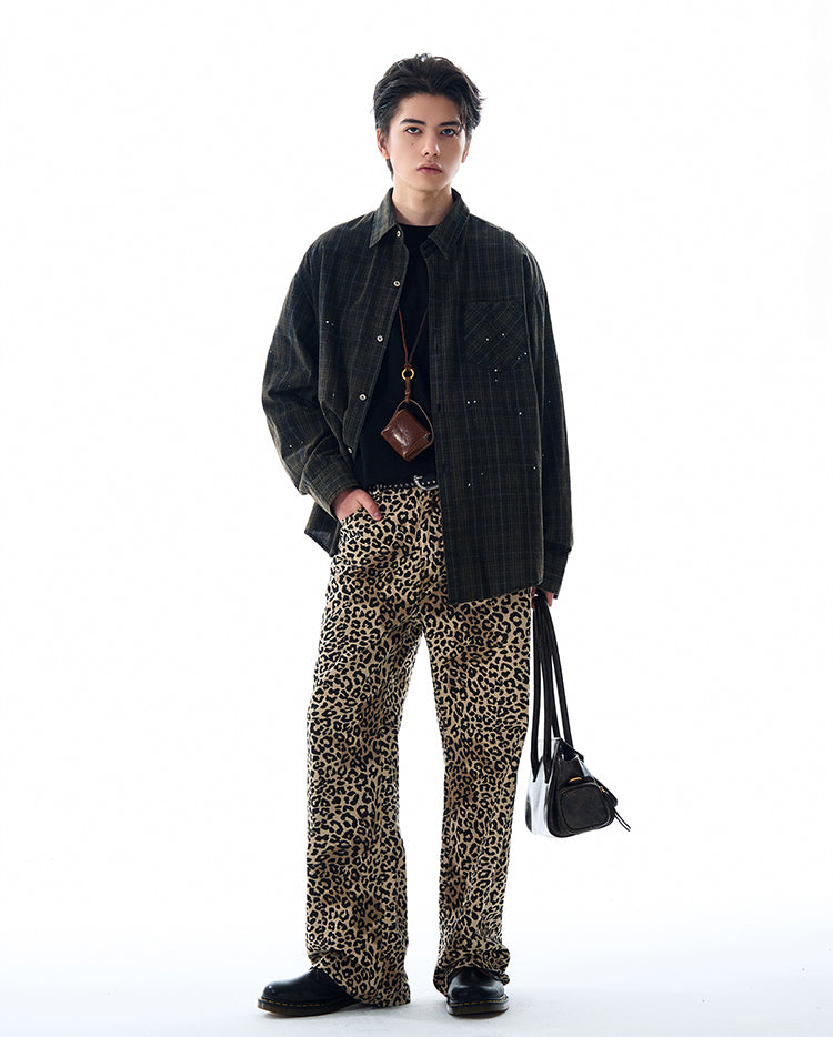 MADWITCH SPRING PLAID SHIRT #CS99