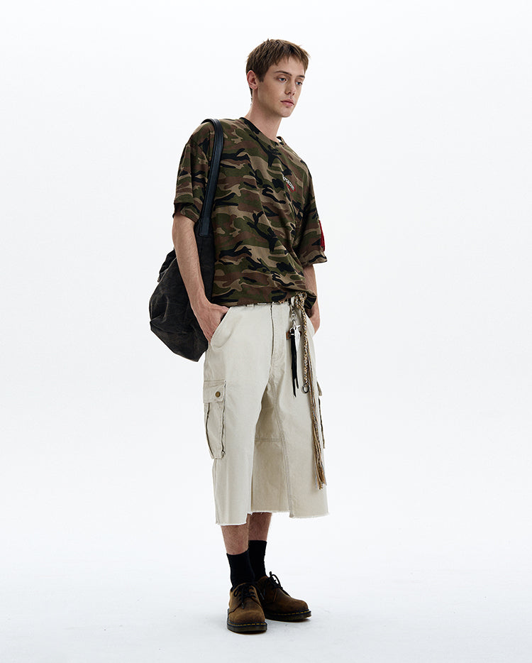 MADWITCH CHCAMO EMBROIDERED TEE #8770