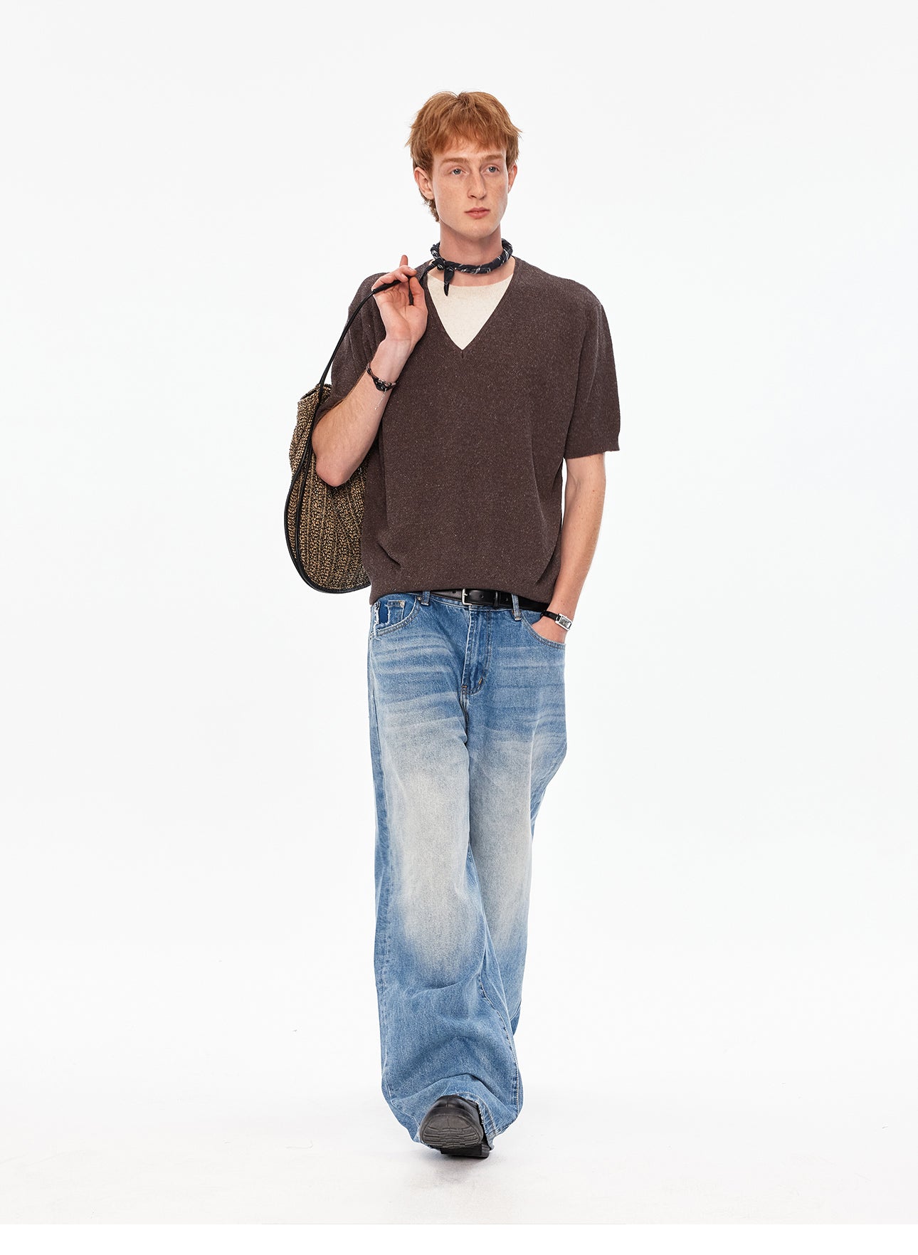 MADWITCH VINTAGE LINEN TENCEL TEE #68606 - MadWitch Store