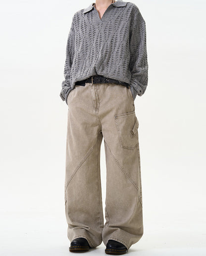 MADWITCH WASHED VINTAGE CARGO PANTS #CK3338