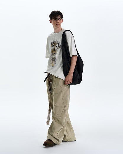 MADWITCH PUPPY PRINT TEE #990599