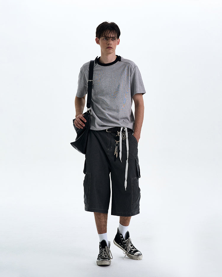 MADWITCH DECONSTRUCTED CASUAL TEE #25089