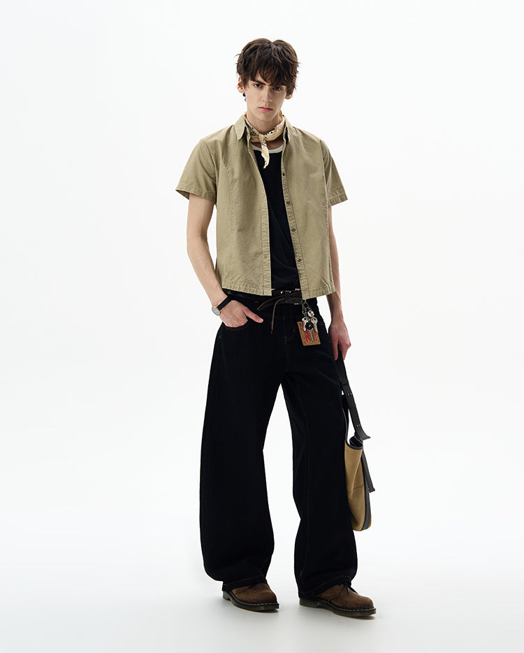 MADWITCH SHORT SLEEVE WORK SHIRT #CW1198N