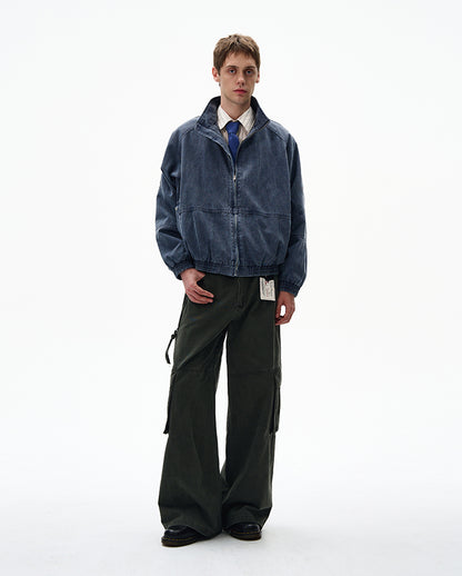 MADWITCH UNISEX DECONSTRUCTED WASHED JACKET #W223