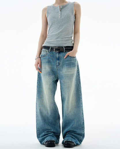 MADWITCH HIGH-STREET WIDE LEG JEANS #CK9677